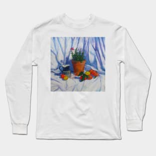 Oranges Lemons and a Double Petunia Long Sleeve T-Shirt